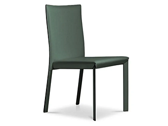 Tanned leather chair Marlene I 4 Mariani