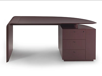 Rectangular wooden writing desk with drawers i 4 Mariani Siena