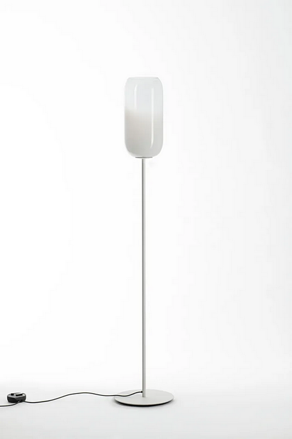 LED floor lamp made of blown glass Gople Artemide factory Artemide from Italy. Foto №5