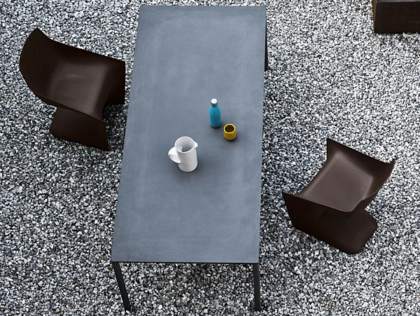 Rectangular Cement Table Boiacca Kristalia factory Kristalia from Italy. Foto №14