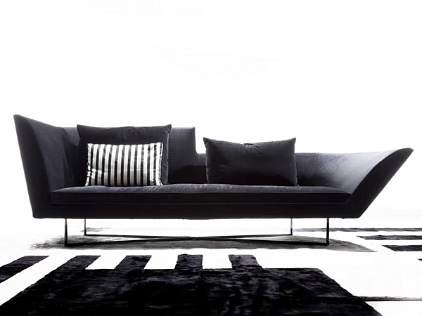 Fabric sofa with upholstered back ERBA ITALIA Little Wing factory ERBA ITALIA from Italy. Foto №2