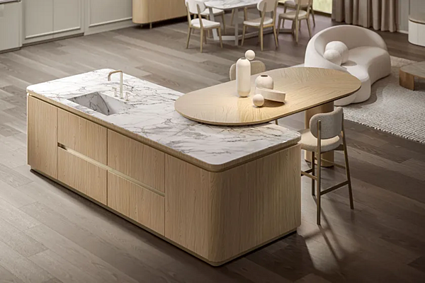 Custom wooden kitchen with island Radha 2.0 Old Line factory Oldline from Italy. Foto №5