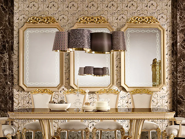 Classic Style Harmony Mirror A.R. Arredamenti 303/S factory A.R.ARREDAMENTI SRL from Italy. Foto №4