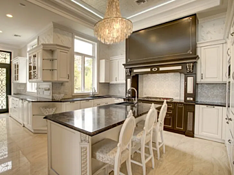 Custom Wooden Kitchen with Island Tosca Martini Interiors Custom Wooden Kitchen with Island Tosca Martini Interiors factory MARTINI INTERIORS from Italy