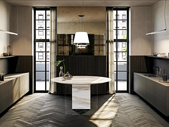 Linear Fitted Kitchen Air 1102 LAGO Linear Fitted Kitchen Air 1102 LAGO factory LAGO from Italy