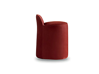 Easy chair with upholstered back BAXTER Nina factory BAXTER from Italy