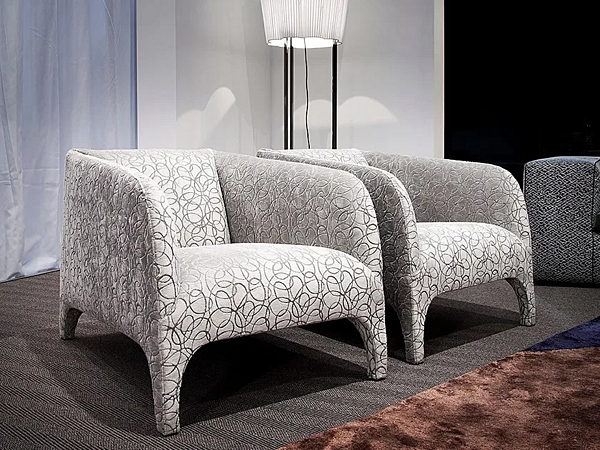 Upholstered fabric armchair Opale ERBA ITALIA factory ERBA ITALIA from Italy. Foto №2