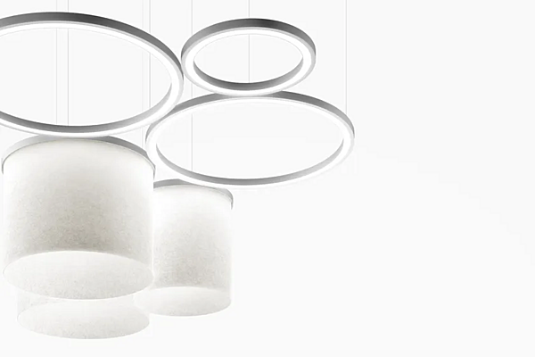 Dimmable pendant lamp Ripple Cluster Artemide factory Artemide from Italy. Foto №4