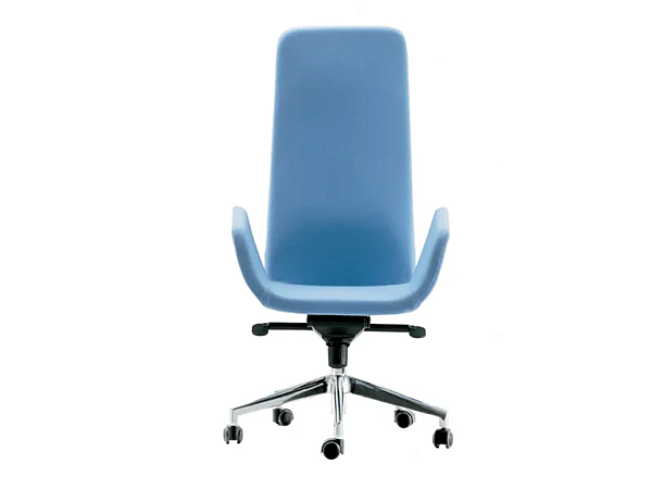 Swivel Executive Chair with Upholstered Back ZANOTTA LORD factory ZANOTTA from Italy. Foto №1