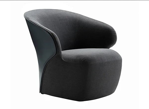 Upholstered easy chair with removable cover ZANOTTA AROM factory ZANOTTA from Italy. Foto №1