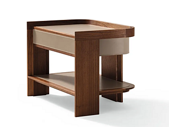 Wooden bedside table with drawers GIORGETTI Archibald 70070, 70071