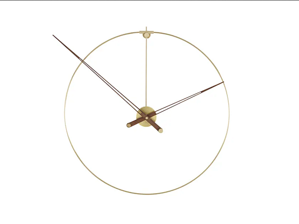 Wall Mounted Brass Clock LIGNE ROSET PIK 11230480-11230481 factory LIGNE ROSET from Italy. Foto №1