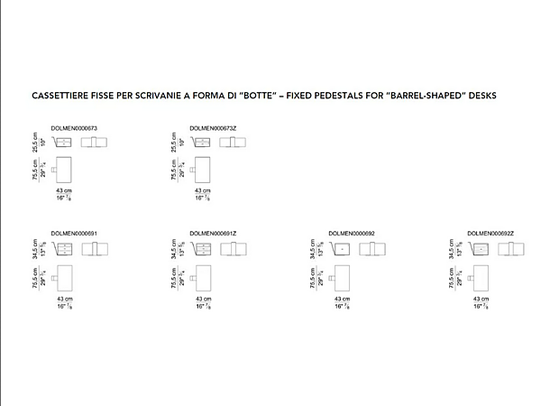 L-shaped wooden executive desk Dolmen i 4 Mariani factory i 4 Mariani from Italy. Foto №11