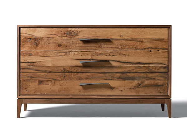 Walnut chest of drawers Velo M 132 DALE factory DALE from Italy. Foto №1