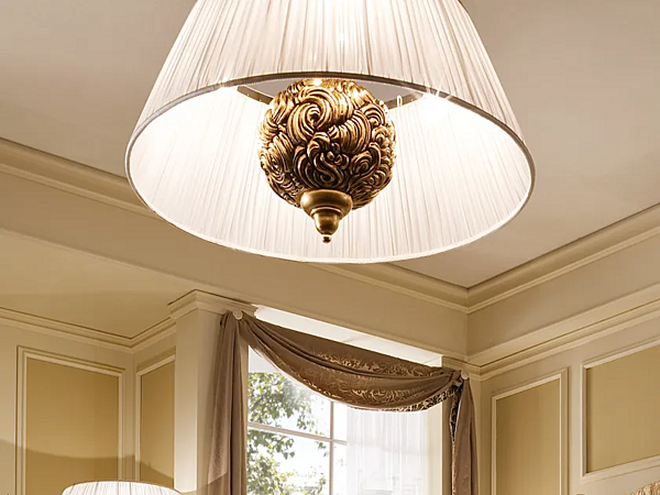 Fabric pendant lamp A.R. Arredamenti Grand Royal factory A.R.ARREDAMENTI SRL from Italy. Foto №2