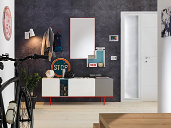 Wooden hallway unit MORETTI COMPACT LV209 Wooden hallway unit MORETTI COMPACT LV209 factory MORETTI COMPACT from Italy