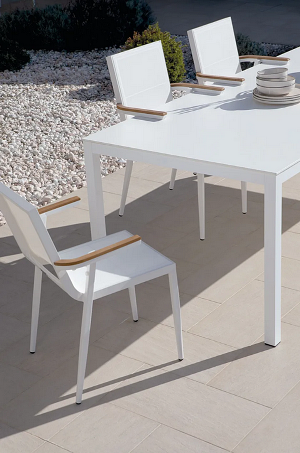 Rectangular Aluminium Garden Table Flair Atmosphera factory ATMOSPHERA from Italy. Foto №12