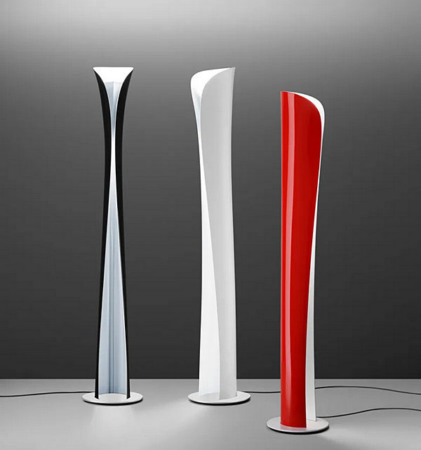 LED floor lamp in steel Cadmo Artemide factory Artemide from Italy. Foto №7