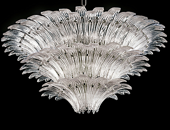 Chandelier Barovier&Toso Palmette 7385/6