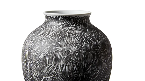 Round Porcelain Vase CASSINA Post Scriptum factory CASSINA from Italy. Foto №5