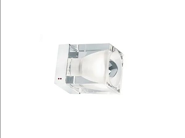 Wall mounted crystal spotlight Fabbian Cubetto factory Fabbian from Italy. Foto №3