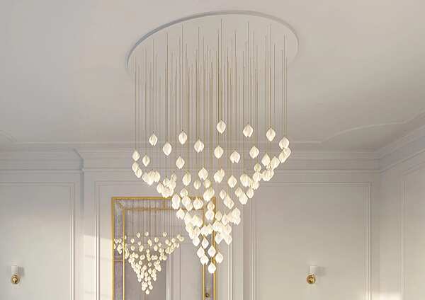 Chandelier HABERDASHERY BLM-CO4-NP/GP-CPA-PWG/PWM factory HABERDASHERY from Italy. Foto №5