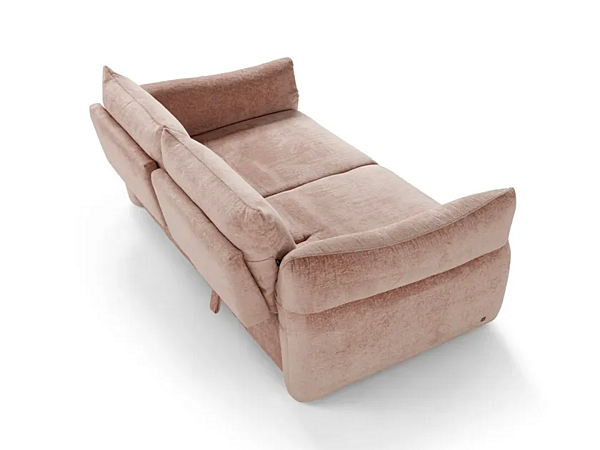 2-seater fabric sofa with soft back Marinelli Home Alba M1342 factory Marinelli Home from Italy. Foto №1