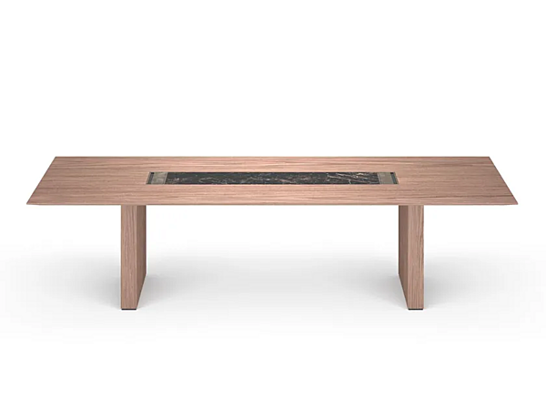 Rectangular wooden meeting table Cartesiano i 4 Mariani factory i 4 Mariani from Italy. Foto №1