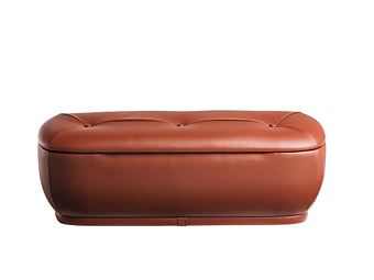 Leather storage chest POLTRONA FRAU Lepli factory POLTRONA FRAU from Italy