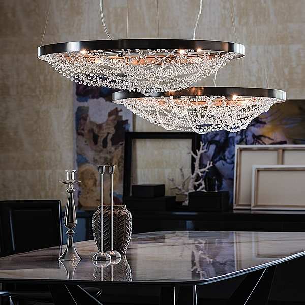 Chandelier CATTELAN ITALIA Oriano Favaretto CRISTAL factory CATTELAN ITALIA from Italy. Foto №6