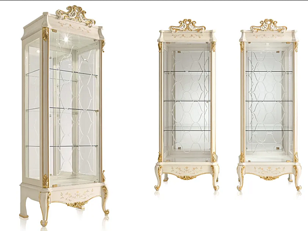 Display cabinet Ricasoli A.R. Arredamenti wood glass factory A.R.ARREDAMENTI SRL from Italy. Foto №1