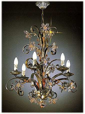 Chandelier MECHINI L230/6 factory MECHINI from Italy