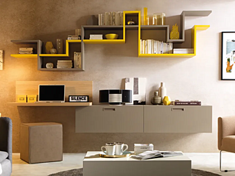 Wall Mounted Elm Storage Unit Moretti Compact LV113 Wall Mounted Elm Storage Unit Moretti Compact LV113 factory MORETTI COMPACT from Italy