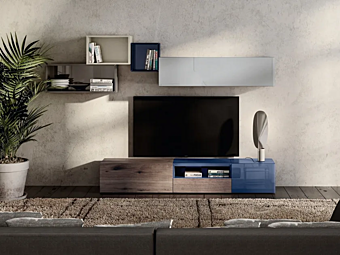 TV cabinet LAGO 36E8 0520 wooden design TV cabinet LAGO 36E8 0520 wooden design factory LAGO from Italy