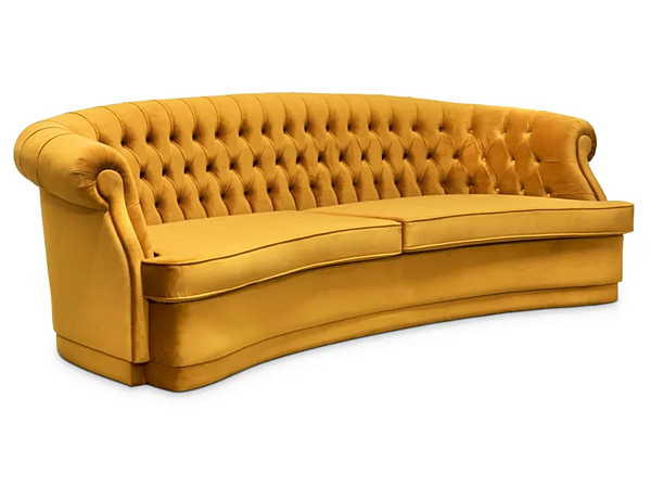 3-Seater Tufted Velvet Sofa Maree II BRABBU factory BRABBU from Italy. Foto №1
