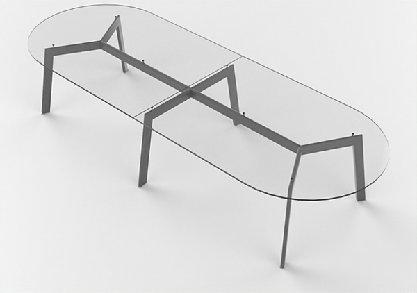 Table DESALTO Link 499 - modular tables D158 factory DESALTO from Italy. Foto №1