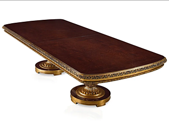 Rectangular wooden table Grand Royal A.R. Arredamenti 406