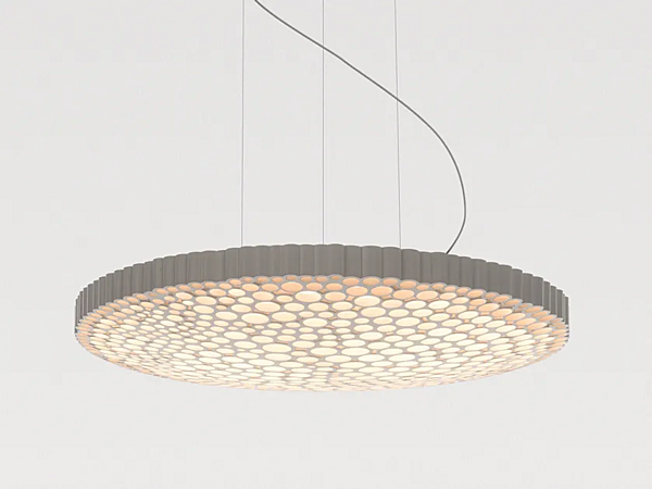 LED pendant lamp made of technopolymer Artemide Calipso factory Artemide from Italy. Foto №1