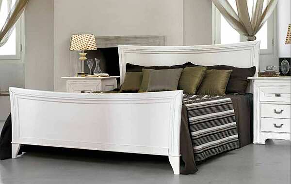 Bed TONIN CASA PLACIDO - 1535 factory TONIN CASA from Italy. Foto №1