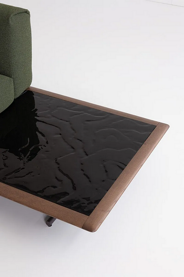 Fabric sofa with upholstered back Potocco Graphic 955 D 955/D factory POTOCCO from Italy. Foto №4