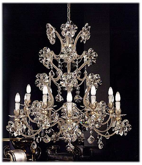 Chandelier MECHINI L290/12 factory MECHINI from Italy. Foto №1