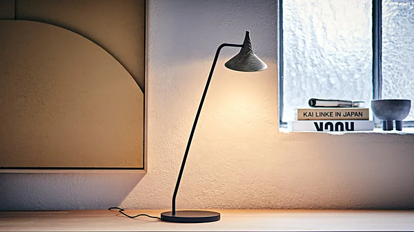 LED Table Lamp in Brass by Artemide Unterlinden 1946010A, 1946W10A factory Artemide from Italy. Foto №6