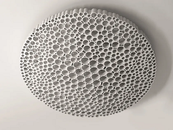 Technopolymer wall and ceiling lamp Calipso Artemide factory Artemide from Italy. Foto №2