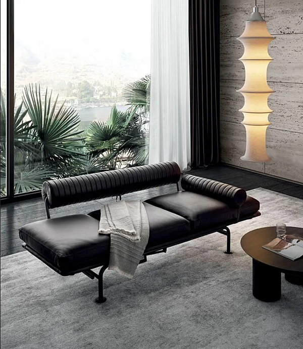 Leather Chaise Longue Day Bed Up Down i 4 Mariani factory i 4 Mariani from Italy. Foto №7