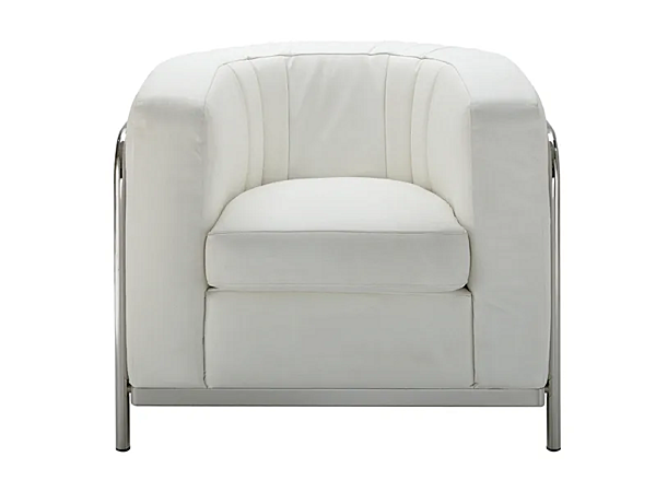 Upholstered armchair with removable cover Onda ZANOTTA factory ZANOTTA from Italy. Foto №2