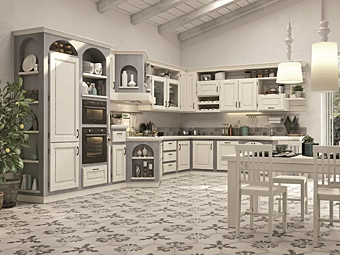 Kitchen with handles Onelia LUBE CUCINE factory LUBE CUCINE from Italy