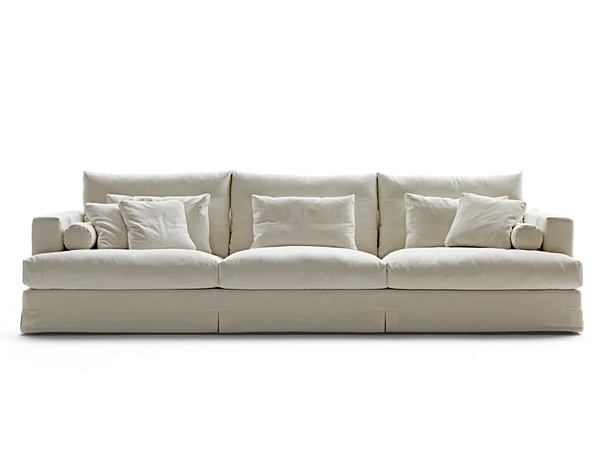 3-seater fabric sofa with removable cover Saba Karma factory SABA from Italy. Foto №1