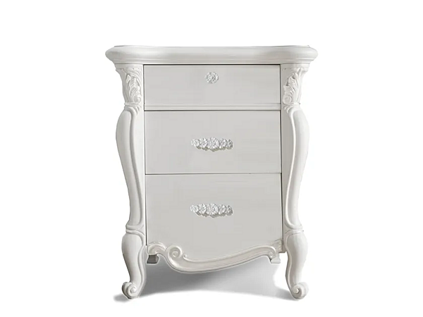 Wooden bedside table with drawers CASA +39 Puccini 7506 factory CASA +39 from Italy. Foto №1