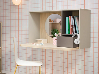 Wall Mounted Secretary Desk Yucca Nidi factory nidi from Italy