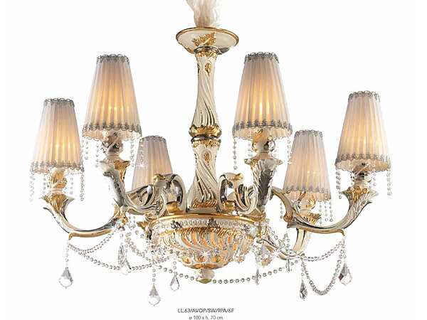 Chandelier LORENZON (F.LLI LORENZON) LL.63/AVOP/SW/9PA/6F factory LORENZON (F.LLI LORENZON) from Italy. Foto №1